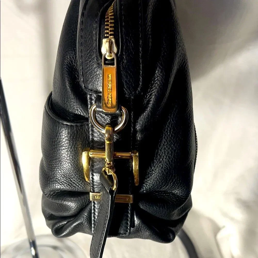 Michael Kors Portland Black Leather Satchel - Picture 7 of 16